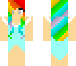 rainbow girl