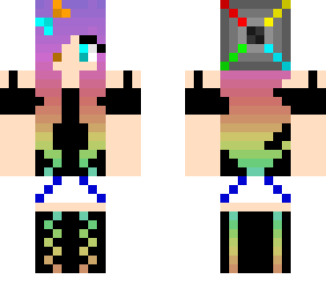 edited rainbow girl