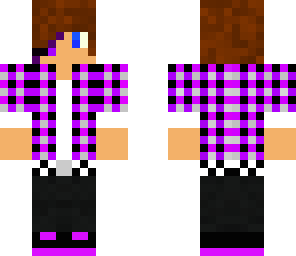 purple hair streak