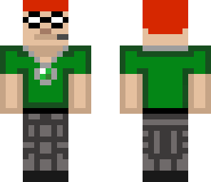 no tail green shirt