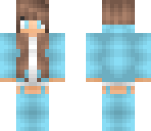 a blue girl aha