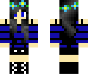 blue goth gal