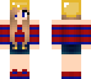 girl with golden helmet