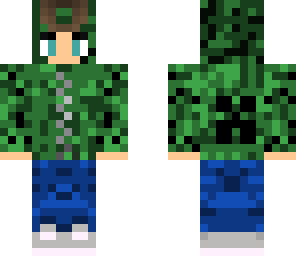 creeper hoodie girl