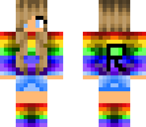 rainbow girl