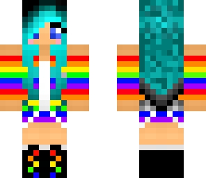 rainbow girl
