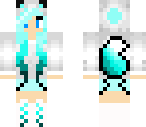 blue wolf girl