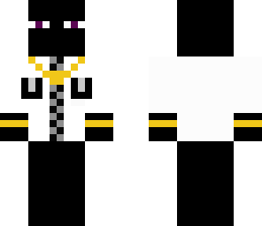 ender man with white jacket