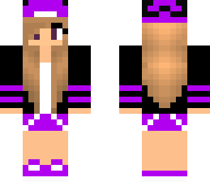 cute purple girl