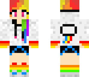 rainbow dash as a human