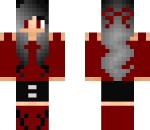 red and black skin