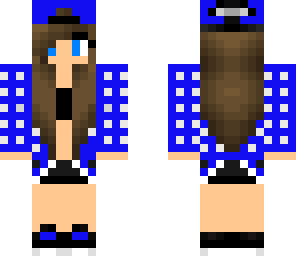 blue tomboy girl