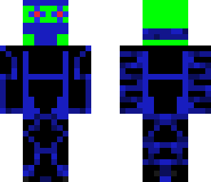 blue stealth suit