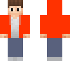 orange jacket