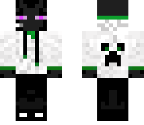 cool enderman green
