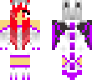 purple and red dragon