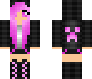 editet pink creeper girl
