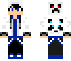 creeper and panda enjoy