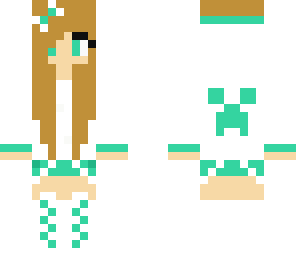 mint creeper girl