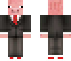 pig in a suit