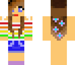 rainbow girl