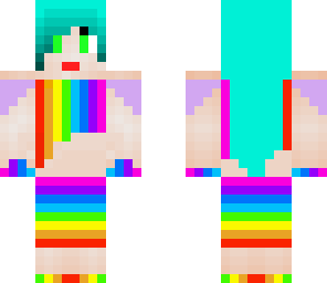 rainbow girl