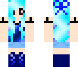 cute blue girl