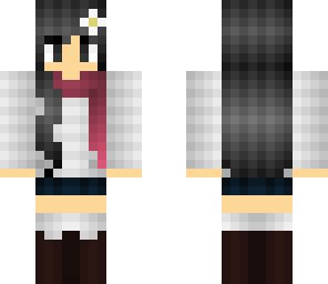 i put flowers in her hair and changed the skin