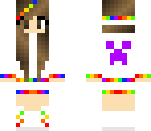rainbow creeper girl