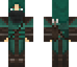 skin arquero verde
