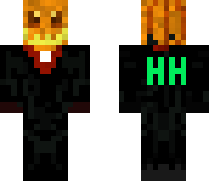 pumkin head black cool style