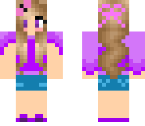 purple shirt girl