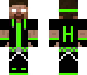 cool green herobrine