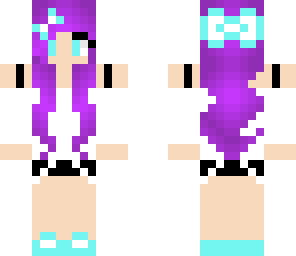 purple hair girl