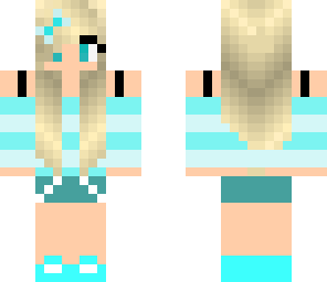 blue girl