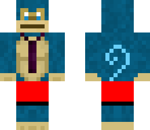 blue monkey with red pants