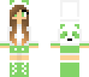 lime panda girl