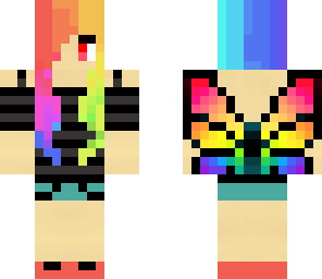 rainbow butterfly
