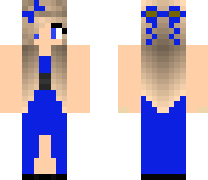 blue prom dress