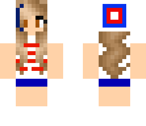 patriotic girl