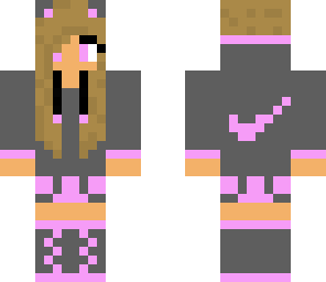 pink nike girl