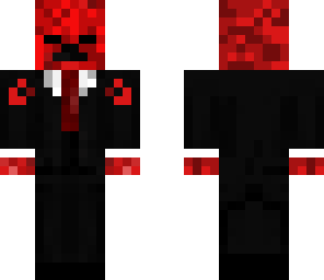 bloody red skull