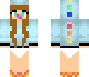 baby rainbow dino girl
