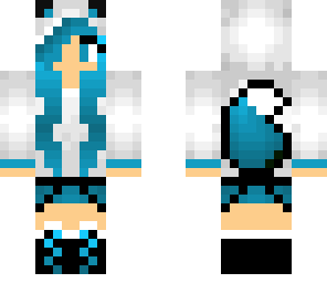 blue fox girl