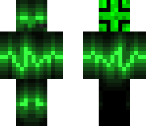 green electro enderman