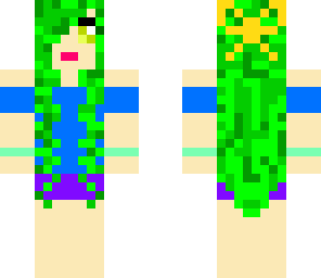 long green hair