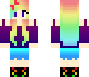 rainbow girl