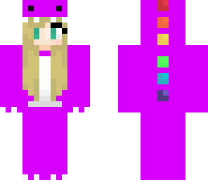 pink dino girl