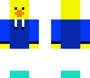 duck in hoodie