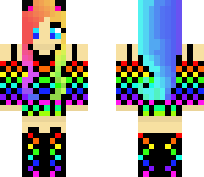rainbow girl
